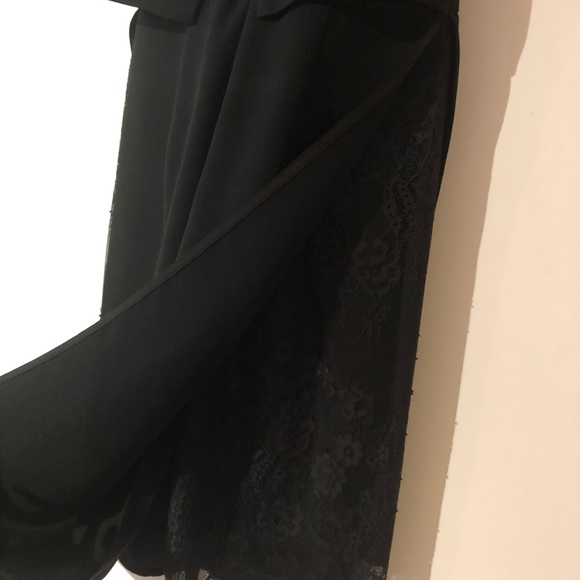 Tibi black cocktail dress with lace - Picture 2 of 3